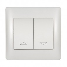 Μπουτόν Ρολλών Λευκό Rhyme 11171A