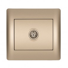 Πρίζα TV Τερματική 1 Εξόδου Σαμπανί Rhyme 11252