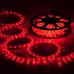 Φωτοσωλήνα LED Στρογγυλή Δικάναλη 36 LED/m 230V Κόκκινο φως
