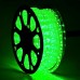Φωτοσωλήνα LED Στρογγυλή Μονοκάναλη 36 LED/m 230V Πράσινο φως